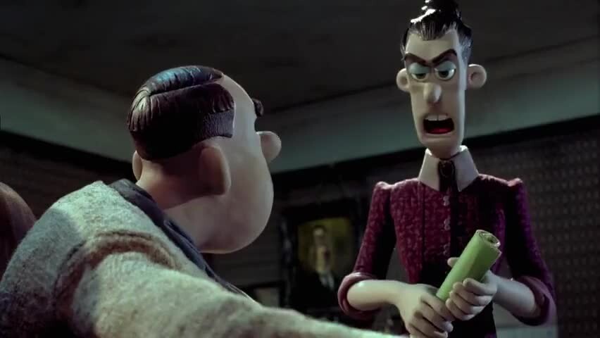 La mère Tweedy qui élabore un plan avec M. Tweedy